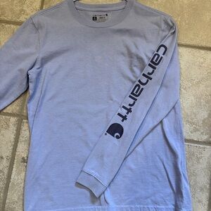 Carhartt Men's Light Blue Long Sleeve Tee